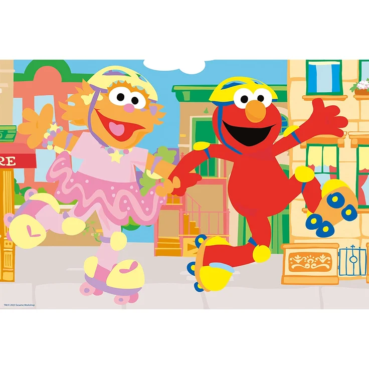 Puzzle Sesamstr,Sachen machen 3x24 Teile – Bild 3