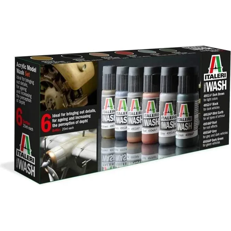 Vertriebsmarken 510000448 Acryl Model Wash Set (6)