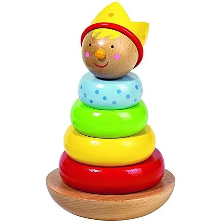 Goki 58577 - Stapel-Stehaufmännchen Prinz, Basic