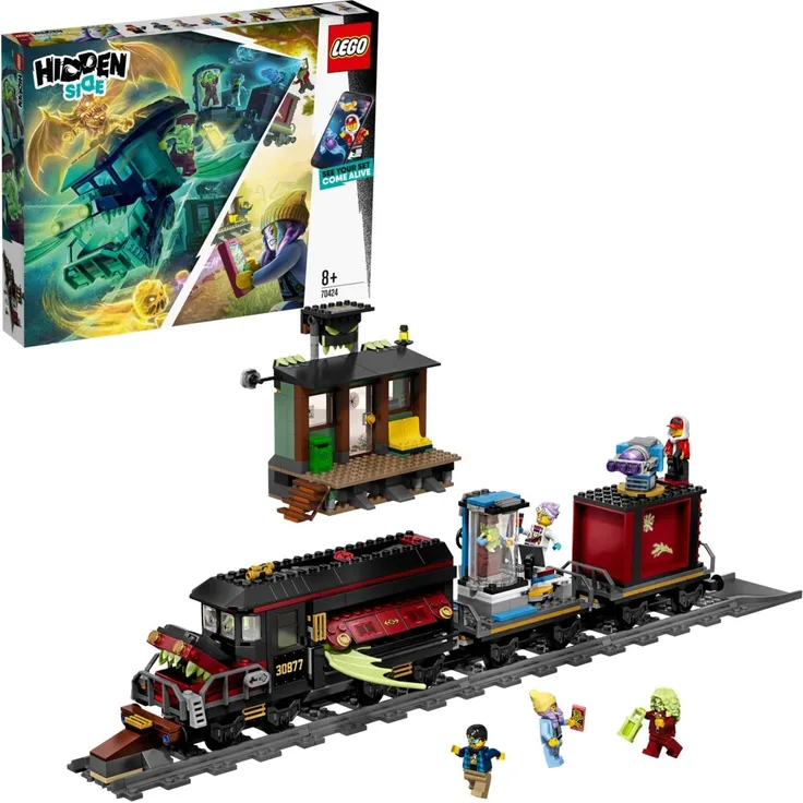 LEGO 70424 Hidden Side Geister-Expresszug Kinderspielzeug, Augmented Reality Funktionen