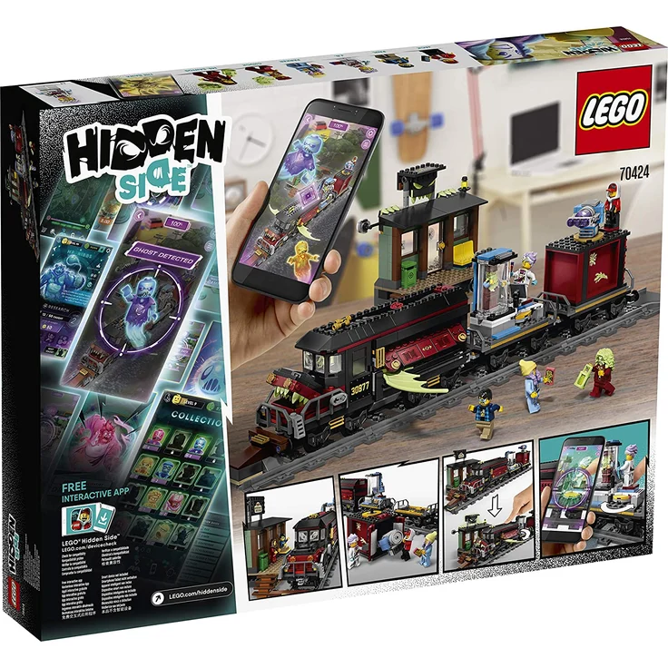 LEGO 70424 Hidden Side Geister-Expresszug Kinderspielzeug, Augmented Reality Funktionen – Bild 8