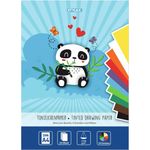 Stylex Tonzeichenpapier DIN A4 20 Blatt in 10 verschiedenen Farben