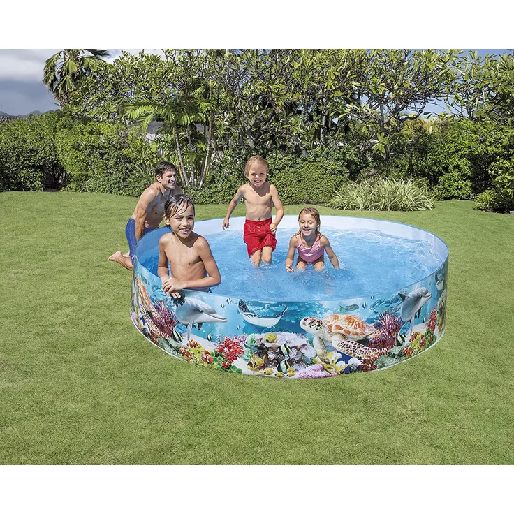 Intex Dinoland Hüpfburg Kinderpool Aufblasbar 333x229x112 cm 57135NP – Bild 12