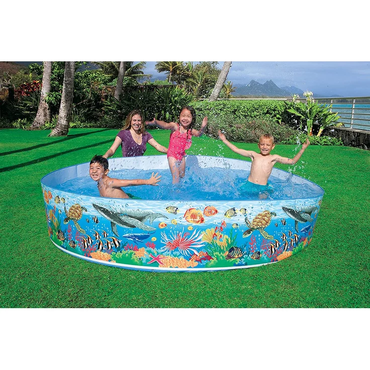 Intex Dinoland Hüpfburg Kinderpool Aufblasbar 333x229x112 cm 57135NP – Bild 9