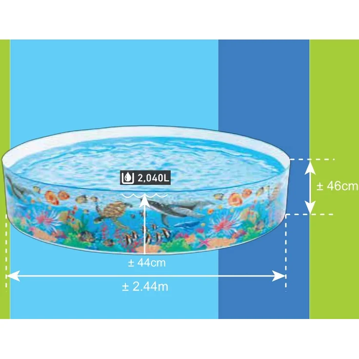 Intex Dinoland Hüpfburg Kinderpool Aufblasbar 333x229x112 cm 57135NP – Bild 15