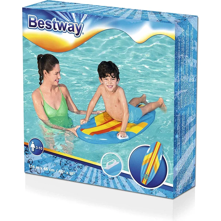 Bestway Surfbræt 114 x 46 cm Blå – Bild 4