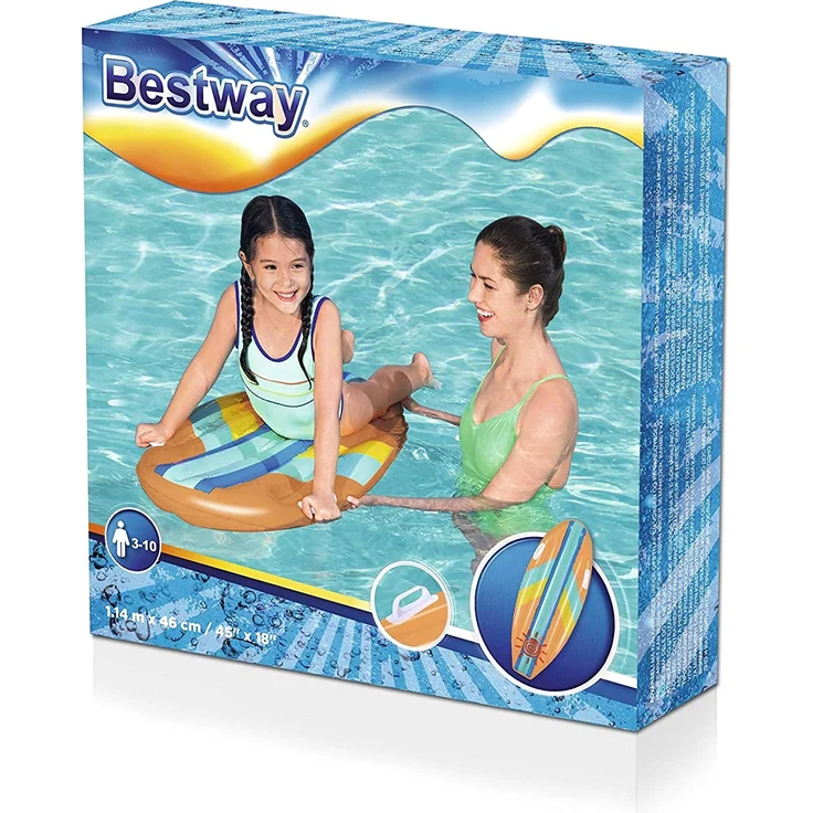Bestway Surfbræt 114 x 46 cm Blå – Bild 3