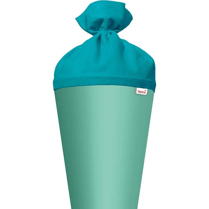 Roth Schultütenrohling Zum Basteln Mint 70cm Rund Spitze Filz-Verschluss – Bild 2