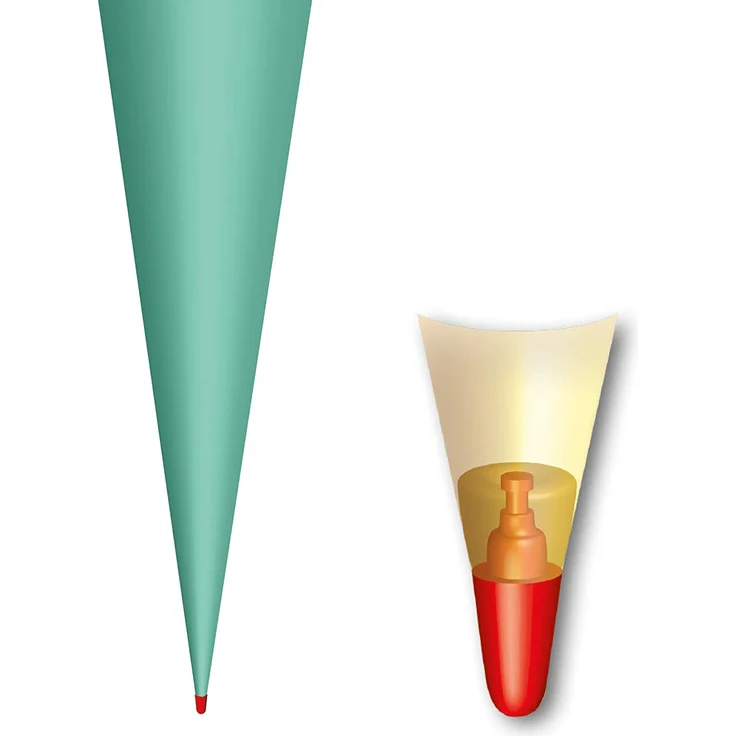 Roth Schultütenrohling Zum Basteln Mint 70cm Rund Spitze Filz-Verschluss – Bild 6