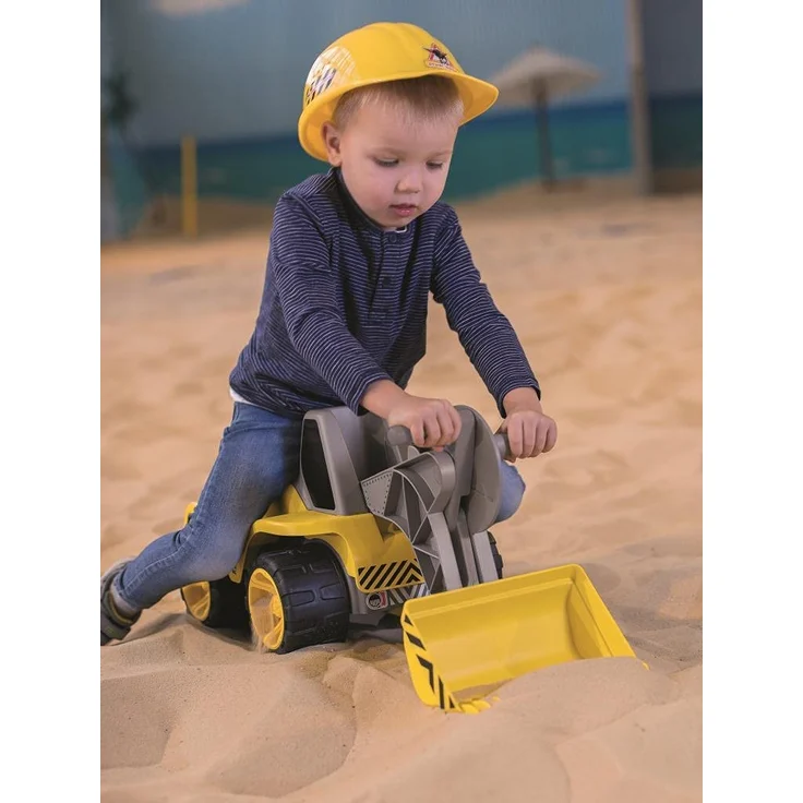 BIG - Power-Worker Maxi-Loader - Kinderfahrzeug, geeignet als Sandspielzeug und für das Kinderzimmer, Baggerfahrzeug zum Sitzen bis 50 kg, für Kinder ab 2 Jahren – Bild 6