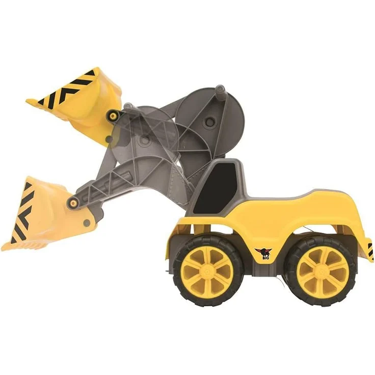 BIG - Power-Worker Maxi-Loader - Kinderfahrzeug, geeignet als Sandspielzeug und für das Kinderzimmer, Baggerfahrzeug zum Sitzen bis 50 kg, für Kinder ab 2 Jahren – Bild 3