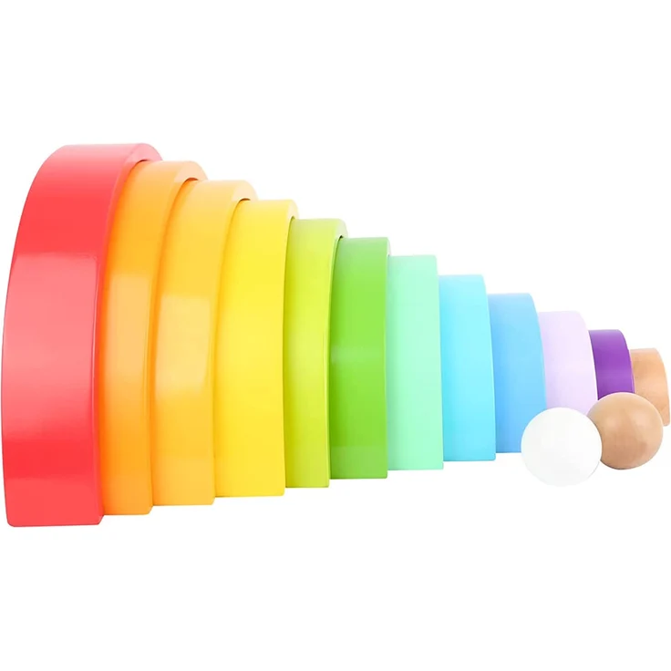 Wunderschöner XL Motorik Regenbogen, aus Holz, von Legler – Bild 7