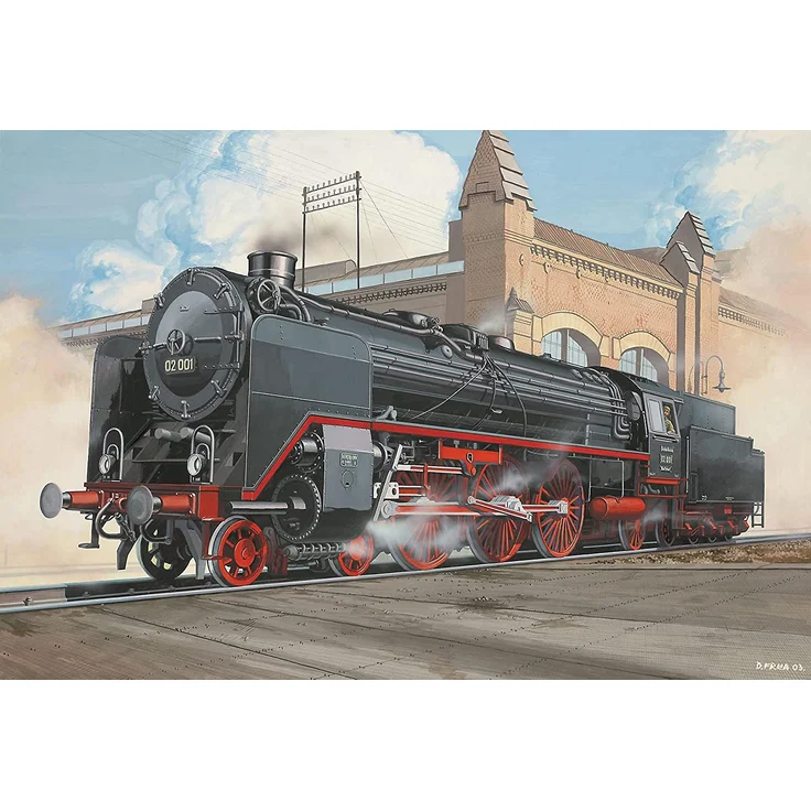 Revell BR 02 & Tender 2''2''T30 Express locomotive model Montagesatz 1:87 BR 02 & Tender 2''2''T30 Beide Geschlechter Kunststoff – Bild 9
