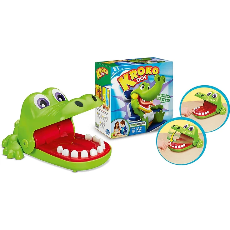 Hasbro B0408100 Gaming Kroko Doc, Geschicklichkeitsspiel für Vorschulkinder – Bild 8