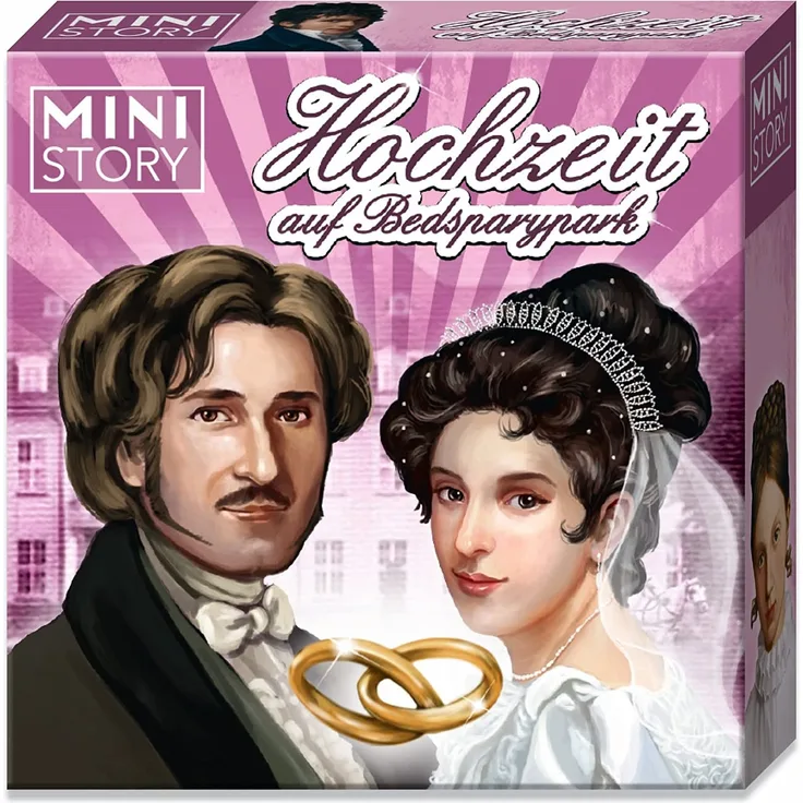 noris 606101271 - Mini Storys - Hochzeit, Kartenspiel