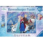 Ravensburger Kinderpuzzle 13610 - Disney Frozen Glitzernder Schnee 100 Teile XXL - Puzzle für Kinder ab 6 Jahren - mit Glitzer - Preisvergleich
