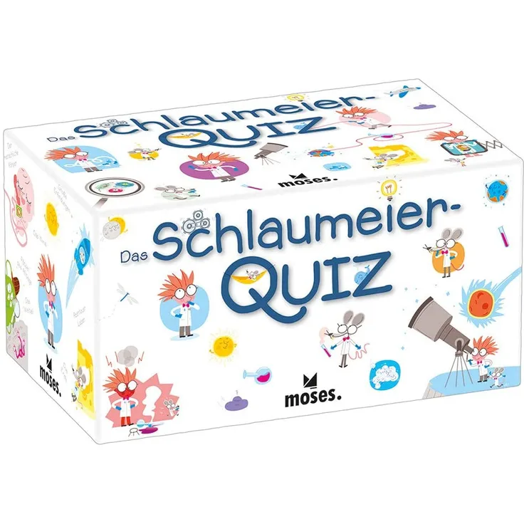 moses. 90208 Das Schlaumeier-Quiz | Kinderquiz | Für Kinder ab 8 Jahren