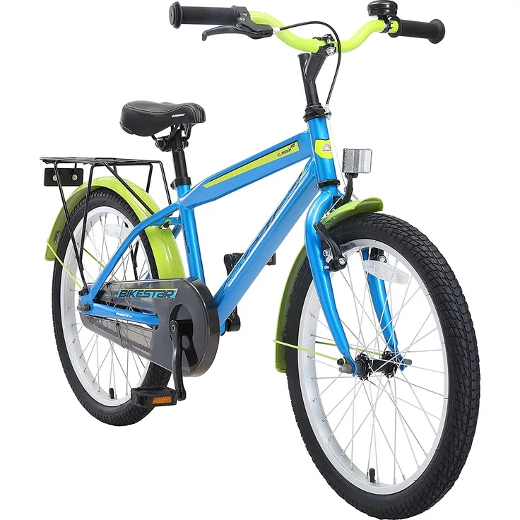 Bikestar Modern Kinderfahrrad 20 Zoll - Blau Grün