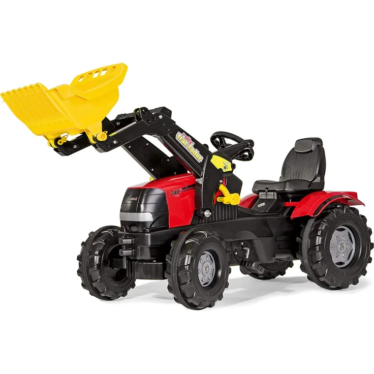 Rolly Toys Traktor / rollyFarmtrac Case Puma CVX 240 (inkl. rollyTrac Lader, für Kinder im Alter von 3 – 8 Jahre, verstellbarer Sitz) 611065