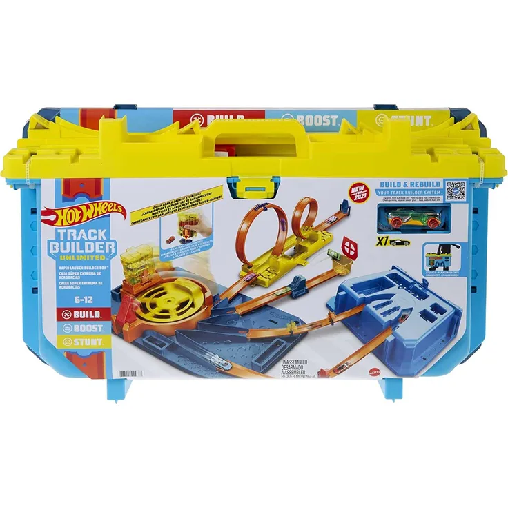 Hot Wheels Track Builder GVG11 Vehicle & track set 6 Jahr(e) Mehrfarbig