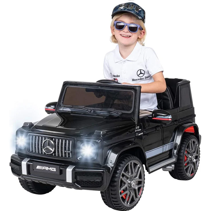 Kinder Elektroauto Mercedes Benz G63 AMG Kinderauto Elektrofahrzeug 70 Watt (Schwarz) – Bild 1