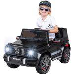 Kinder Elektroauto Mercedes Benz G63 AMG Kinderauto Elektrofahrzeug 70 Watt (Schwarz)