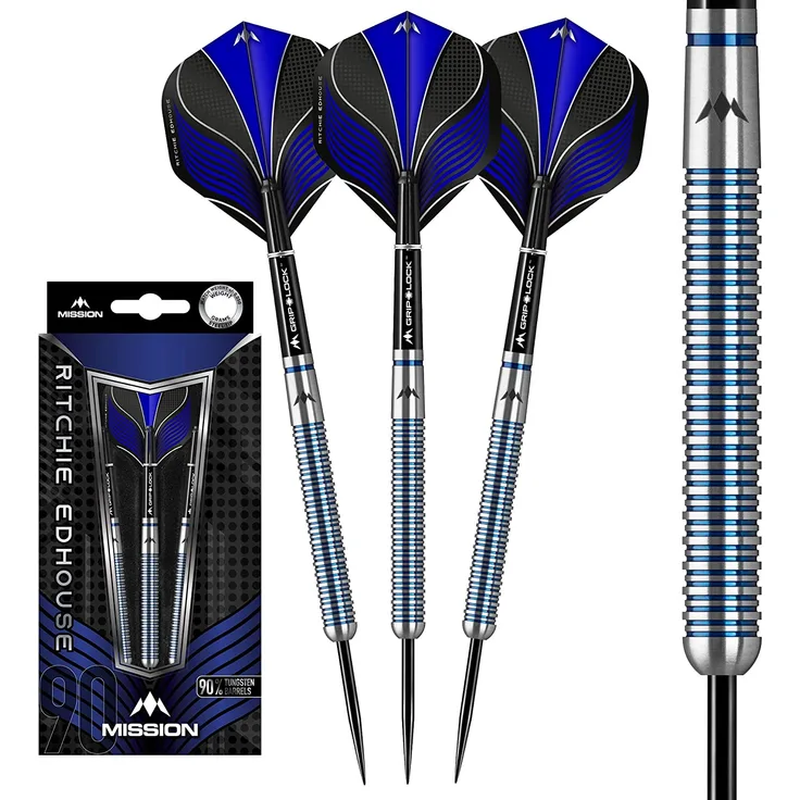 Mission Ritchie Edhouse Blue PVD Steeldarts - 23g
