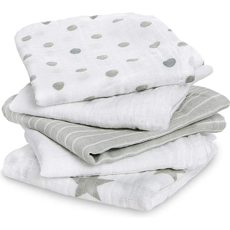 aden + anais G3378B dusty 5-packaden muslin squares, mehrfarbig