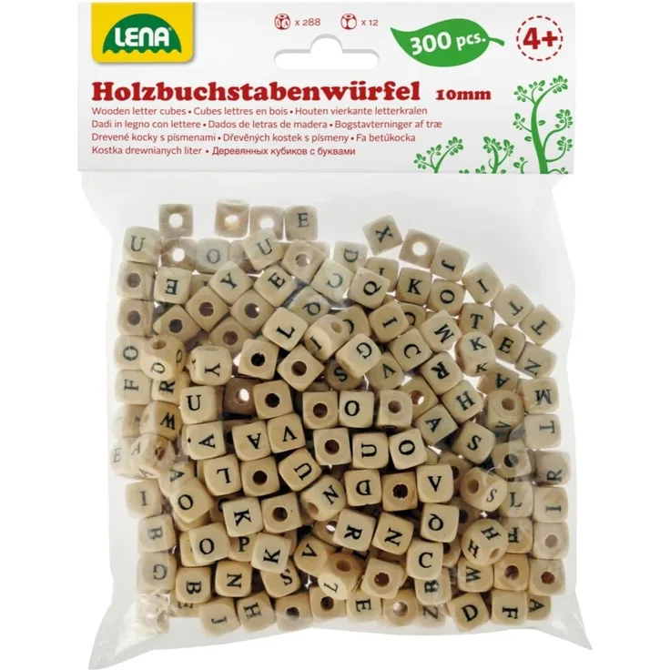 Lena - Holz-Buchstabenwürfel, 300-tlg.