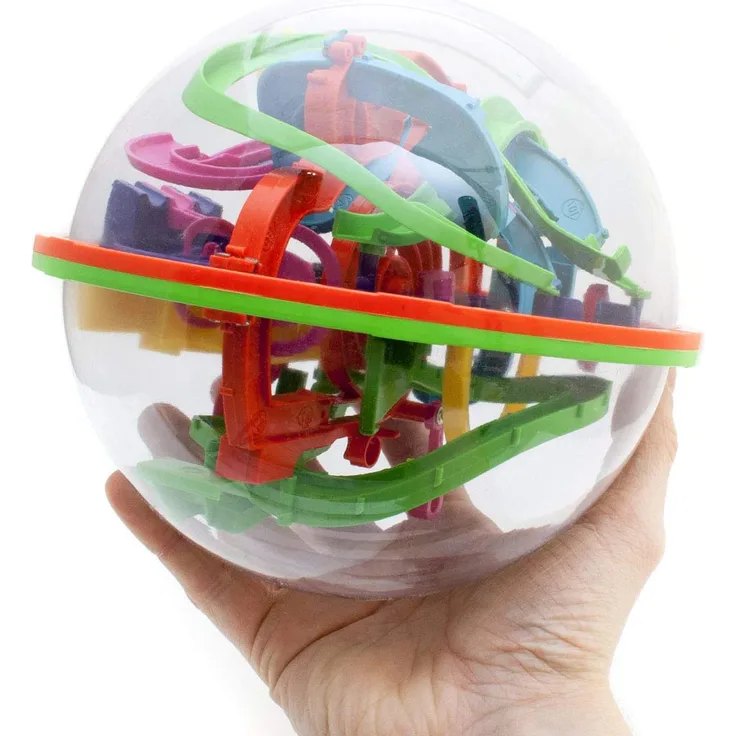 3D Kugellabyrinth XXL - Kugelspiel Magic Maze Kugel-Labyrinth Puzzle Ball Geschicklichkeitsspiel 20cm
