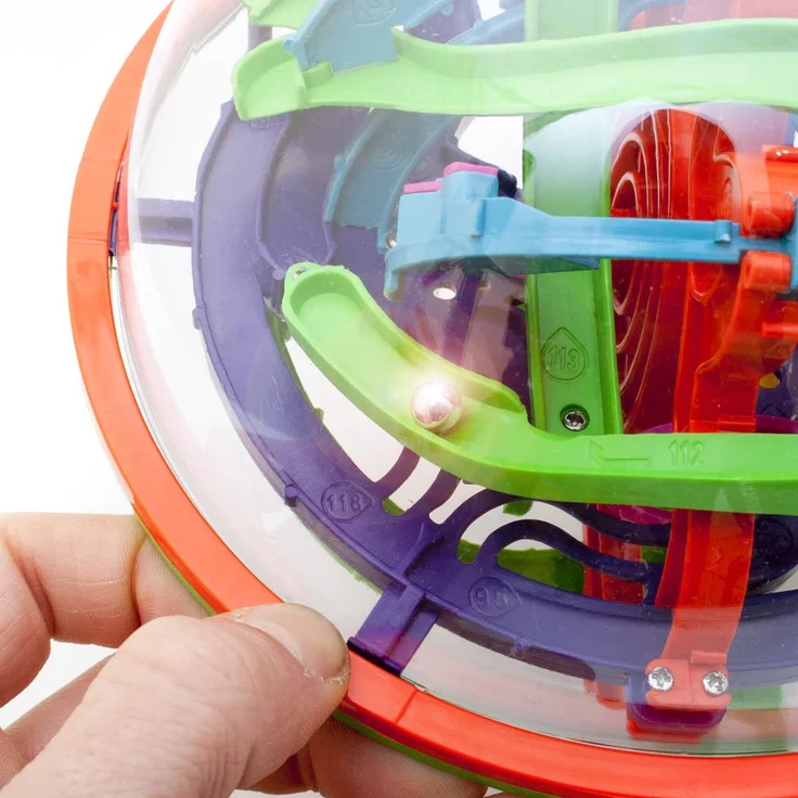 3D Kugellabyrinth XXL - Kugelspiel Magic Maze Kugel-Labyrinth Puzzle Ball Geschicklichkeitsspiel 20cm – Bild 2