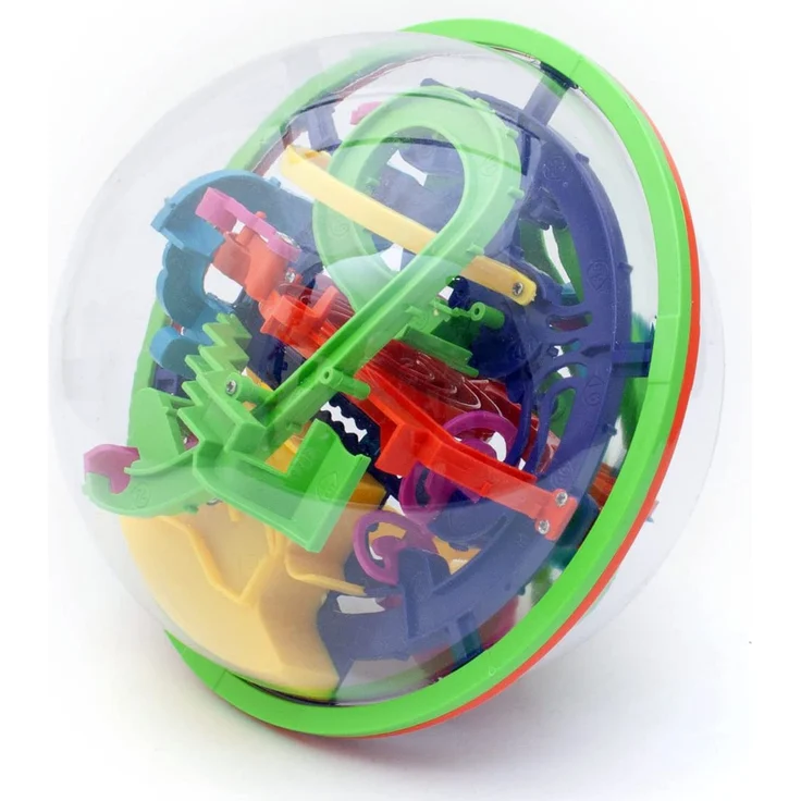 3D Kugellabyrinth XXL - Kugelspiel Magic Maze Kugel-Labyrinth Puzzle Ball Geschicklichkeitsspiel 20cm – Bild 3