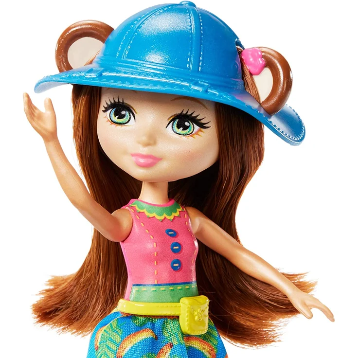 Enchantimals GFN58 - Dschungelwald Boot mit Äffchen Puppe und Tier, Puppen Spielzeug ab 4 Jahren – Bild 5