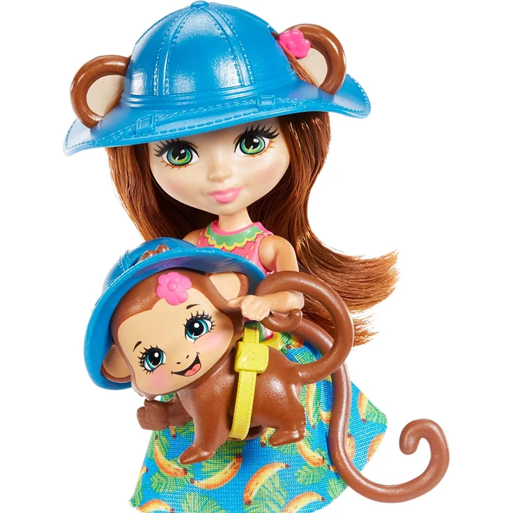 Enchantimals GFN58 - Dschungelwald Boot mit Äffchen Puppe und Tier, Puppen Spielzeug ab 4 Jahren – Bild 4