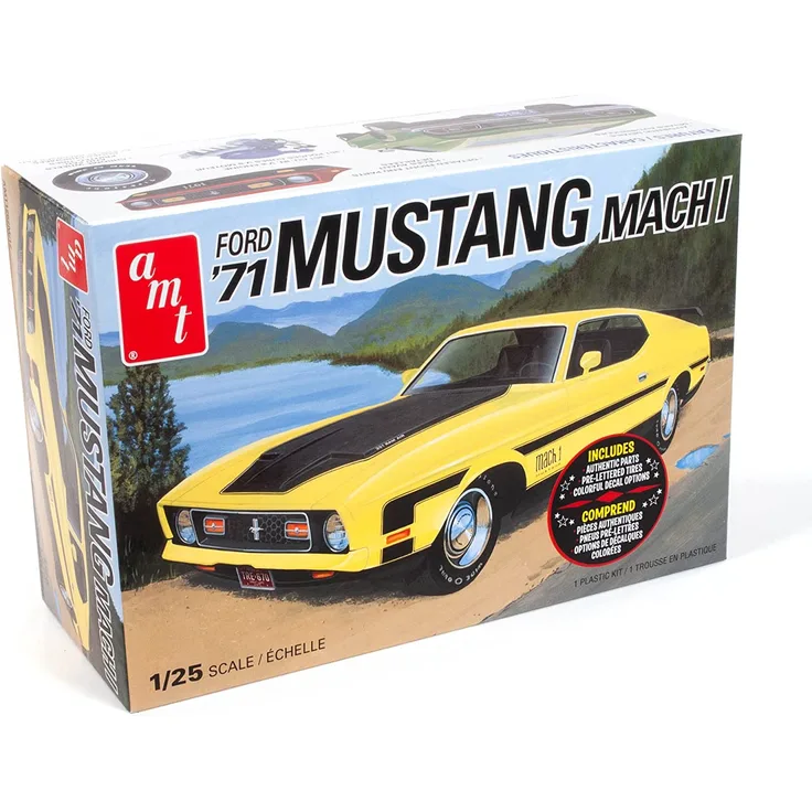 AMT AMT1262M/12 1971 FORD MUSTANG MACH I 1:25 Bausatz Neu OVP