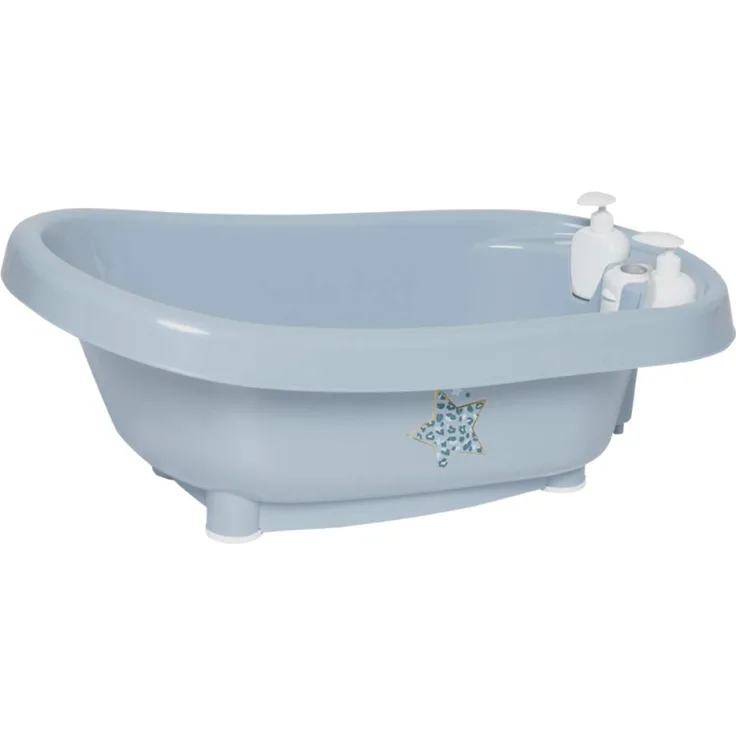 bébé-jou 'Click' Thermo-Babybadewanne Blau Stern