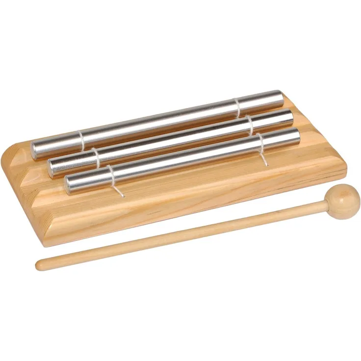 Voggenreiter Voggys Dreiton-Chimes, Klangstäbe, Klangspielzeug, Kinder, Instrument, Musikinstrument, Klangspiel, Holz, ab 3 Jahre, 1090