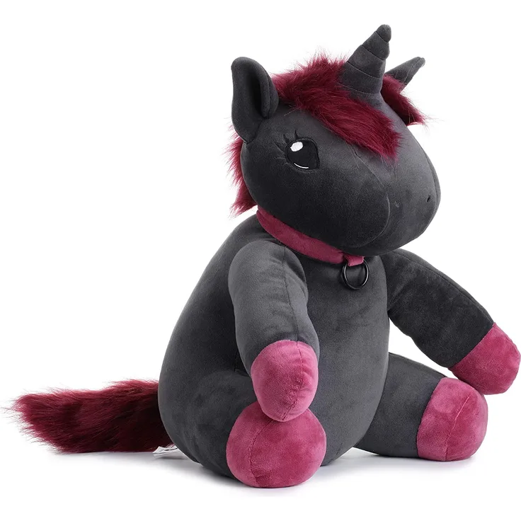 corimori - Ruby das Punk-Einhorn, XL Plüschtier für Jungen und Mädchen, 45 cm, Schwarz