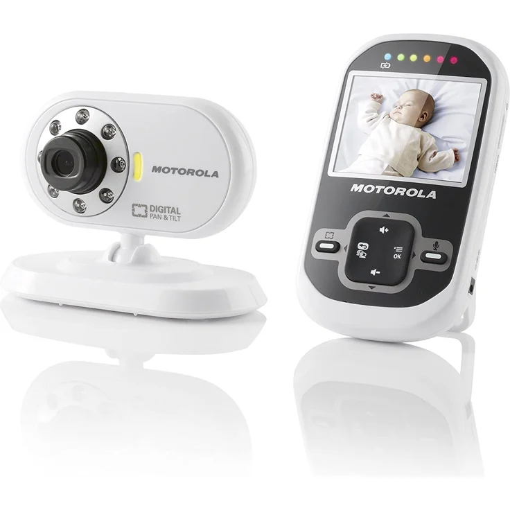 Motorola MBP 26 - Video Babyphone mit 2.4 Zoll Farbdisplay und bis zu 300 Meter Reichweite, weiß – Bild 5