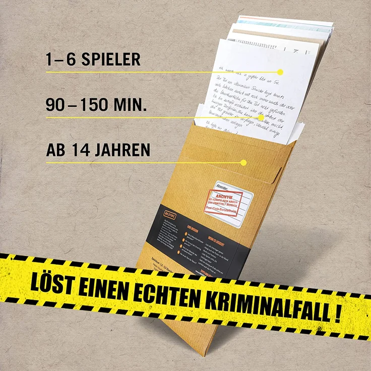 Hidden Games Tatort - Der 1. Fall - DER Fall KLEIN-BORSTELHEIM - Deutsch - Realistisches Krimispiel, spannendes Detektivspiel, Escape Room Spiel – Bild 2