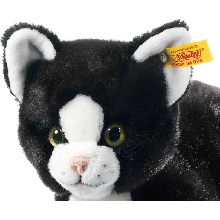 Steiff 099366 - Mimmi Schlenker Katze, 30 cm, schwarz/weiß – Bild 2