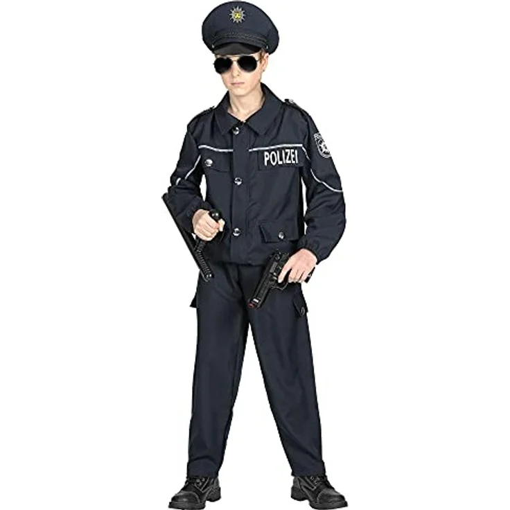 Widmann Polizist Kinder dunkelblau 3-tlg, Größe: 128 – Bild 2