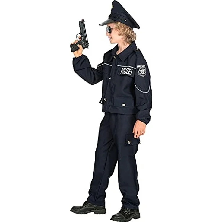 Widmann Polizist Kinder dunkelblau 3-tlg, Größe: 128 – Bild 3