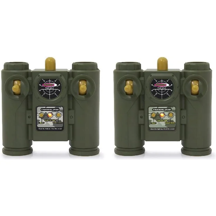 Jamara 403635 Panzer Tiger Battle Set 2,4 GHz - Battlemodus mit simulierter Schadensanzeige (Antriebsausfall, Kampf- und Fahrunfähig), extrem wendig, Geschützfeuer, Maschinengewehrfeuer, grün/schwarz – Bild 10