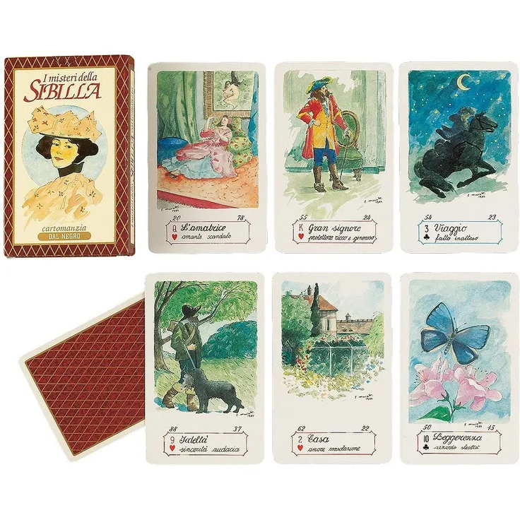 Dal Negro tarotkarten 11,6 x 7,2 cm Karton 54-teilig