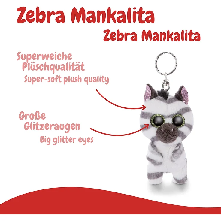 Glubschis Schlenker Zebra Mankalita 9cm – Bild 3