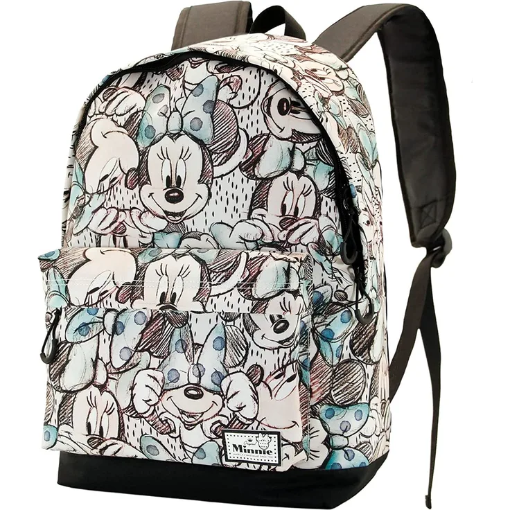 Karactermania Disney Classic Minnie Drawing-Hs Kindergartenrucksack, 44cm, 23 Liter, Grau