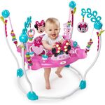 Bright Starts, Disney Baby, Minnie Maus Peekaboo, Spring- und Spielcenter mit Spielstation mit Lichtern und Musik, 12 Aktivität Spielzeug, 360° drehender Sitz, höhenverstellbares, Kinder ab 6 Monaten - Preisvergleich