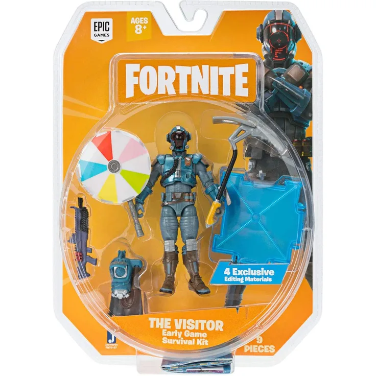 FORTNITE FNT0107 Early Game Survival Kit The Visitor Serie 2, mehrere Farben
