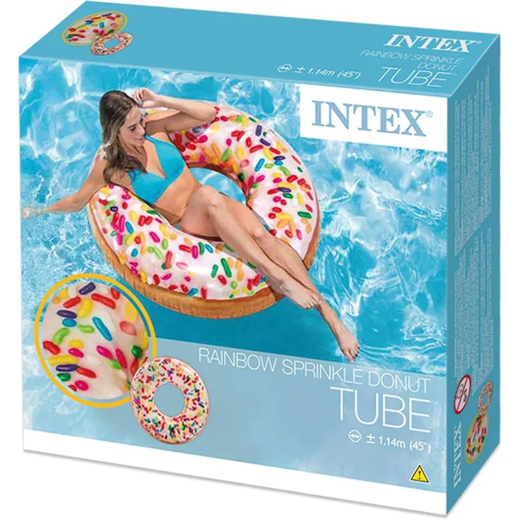 INTEX Schwimmring Donut Schwimmreifen Wasserreifen Luftmatratze Wasserliege – Bild 8